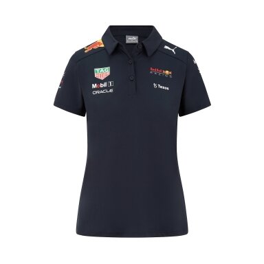 Mėlyna RED BULL Racing Team polo marškinėliai moterims