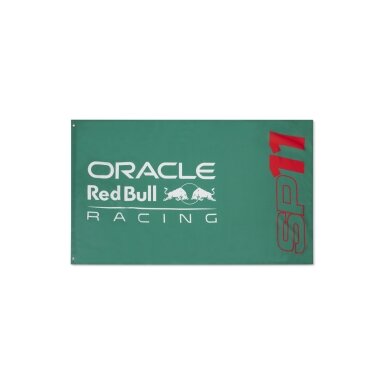 RED BULL vairuotojas Sergio Perez žalia vėliava