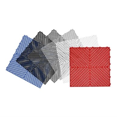 REDSPEC garažo arba dirbtuvės grindų plytelės, 6 vnt. pakuotė (1 m²)