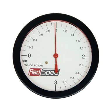 REDSPEC turbo slėgio matuoklis 0–3 barai