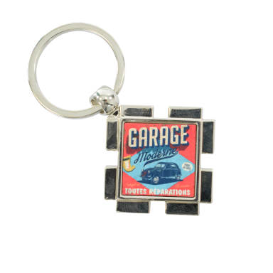 RETRO BRANDS Garažo raktų pakabukas