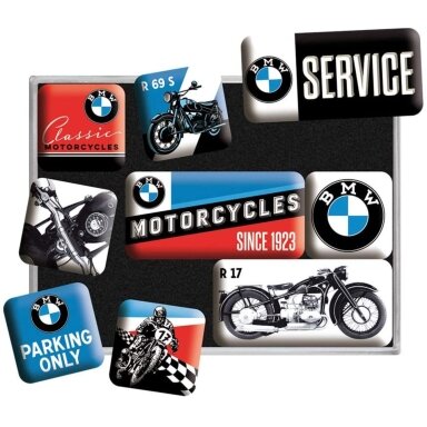 RETRO BRANDS BMW motociklų magnetai