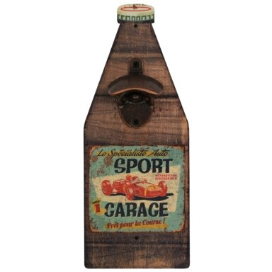 RETRO BRANDS Sport Garage Sieninis butelių atidarytuvas