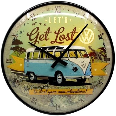 RETRO BRANDS Volkswagen Let's Get Lost sieninis laikrodis
