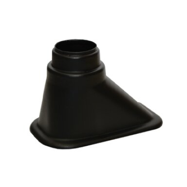 REVOTEC juodas ofsetinis vieno išėjimo aušinimo kaušelis 63/76 mm - 180 x 100 x 110 mm