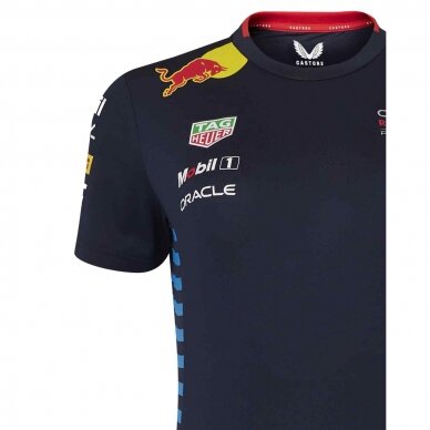 RED BULL Castore Team Replica mėlyna marškinėliai moterims RBR24_TSF_TEA 3