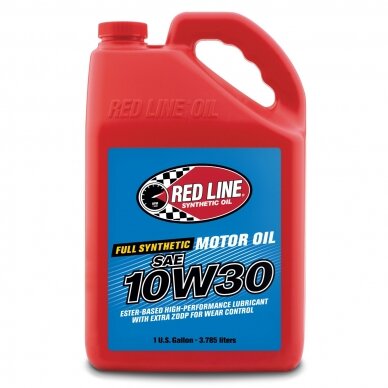 RED LINE 10W30 3.78L variklio alyva RED LINE 10W30 3.78L variklio alyva