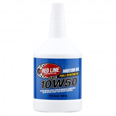 RED LINE 10W50 variklio alyva 0,946 l RED LINE 10W50 variklio alyva 0,946 l