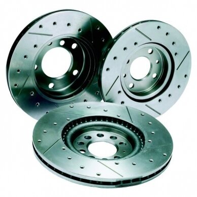 REDSPEC grooved and drilled brake discs for AUDI A3 S3 265hp 2006> SKODA Superb/SW (3T4-5) / VOLKSWAGEN Eos / Golf V / Plus/Variant / Passat /Variant VI 345x30 mm front REDSPEC grooved and drilled brake discs for AUDI A3 S3 265hp 2006> SKODA Superb/SW (3T4-5) / VOLKSWAGEN Eos / Golf V / Plus/Variant / Passat /Variant VI 345x30 mm front