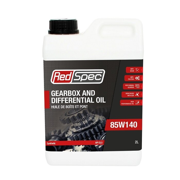 REDSPEC 2L aukštos kokybės 85W140 pavarų dėžės alyva REDSPEC 2L aukštos kokybės 85W140 pavarų dėžės alyva