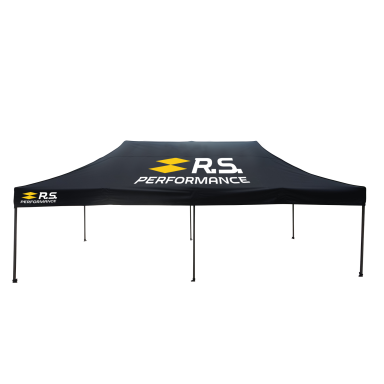 R.S. PERFORMANCE 6 x 3 m juodos spalvos plieninė palapinė