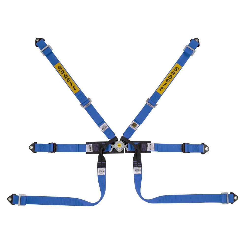 SABELT Steel Formula Basic 6 taškų diržai FIA 8853-2016 Blue SABELT Steel Formula Basic 6 taškų diržai FIA 8853-2016 Blue