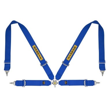 SABELT Steel Four Points 4-point FIA 8854-98 Blue Harness
