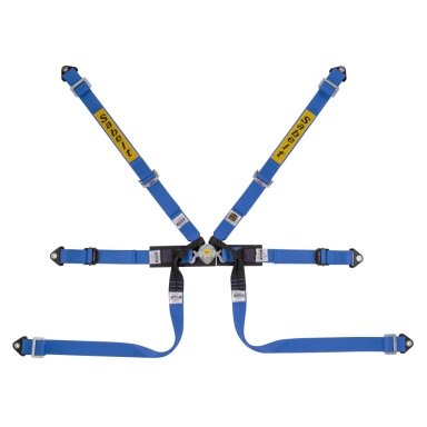 SABELT Steel Formula Basic 6 taškų diržai FIA 8853-2016 Blue