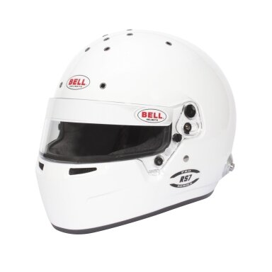 Šalmas Bell RS7 (HANS) full face FIA 8859-2015 / SNELL SA2020 baltas