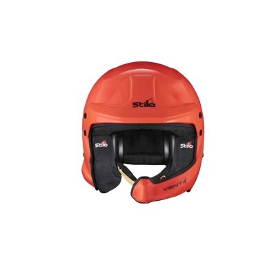 STILO VENTI4 WRC WRC Offshore RALLY FIA 8859 2024 SA2025 Hans Orange Jet šalmas STILO VENTI4 WRC WRC Offshore RALLY FIA 8859 2024 SA2025 Hans Orange Jet šalmas