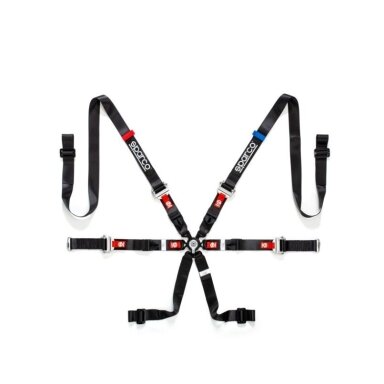 Saugos diržai SPARCO PRO ENDURANCE FIA 6 taškų 2"/2" Saugos diržai SPARCO PRO ENDURANCE FIA 6 taškų 2"/2"