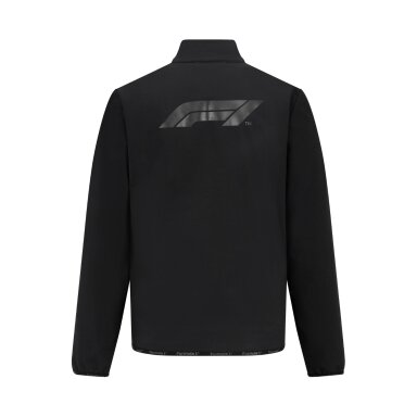 FORMULA 1 Juoda unisex softshell striukė