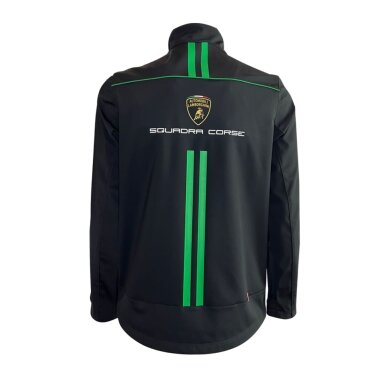 Juoda LAMBORGHINI Team Squadra Corse softshell striukė