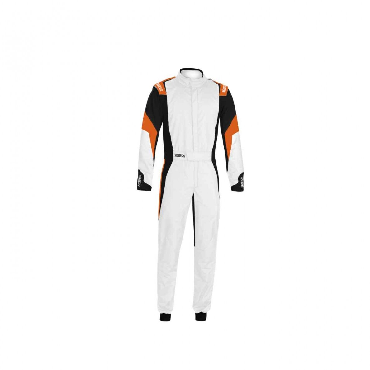 SPARCO COMPETITION FIA 8856 2018 kostiumas baltas juodas oranžinis SPARCO COMPETITION FIA 8856 2018 kostiumas baltas juodas oranžinis
