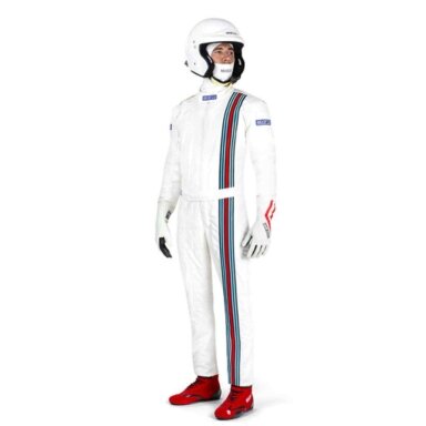 SPARCO COMPETITION FIA 8856 2018 VINTAGE baltas kostiumas
