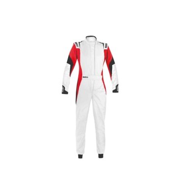 SPARCO COMPETITION LADY FIA 8856 2018 Balta Raudona Juoda Kombinezonas