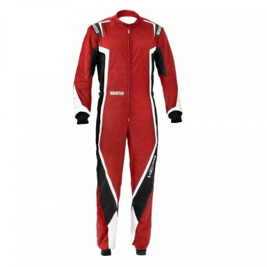SPARCO CURB CIK FIA Level 2 kartingo kostiumas Red Black