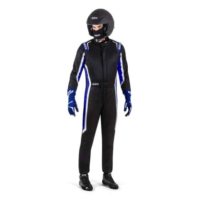 SPARCO SPRINT PRO kombinezonas FIA juoda su mėlyna