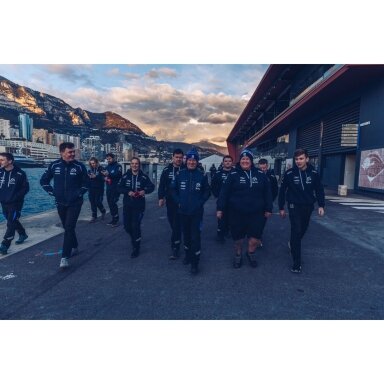SPARCO M-SPORT WRC Teamwear marškinėliai tamsiai mėlyni vyrams