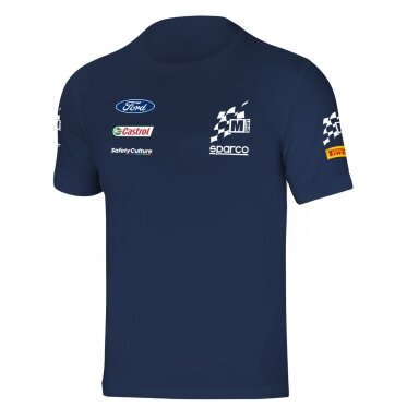 SPARCO M-SPORT WRC Teamwear marškinėliai tamsiai mėlyni vyrams