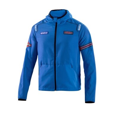SPARCO MARTINI RACING karališkai mėlyna vyriška striukė.