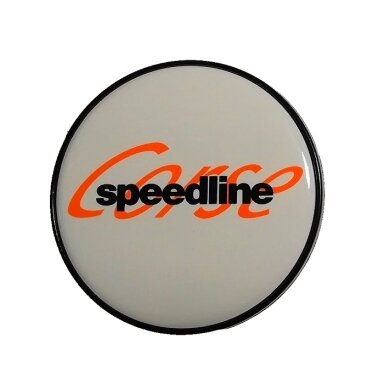 SPEEDLINE CORSE ratlankio dangtelis, baltas ir juodas, 56 mm