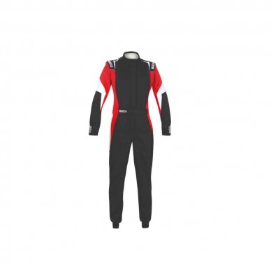 SPARCO COMPETITION LADY FIA 8856 2018 Juoda Raudona Balta Kombinezonas SPARCO COMPETITION LADY FIA 8856 2018 Juoda Raudona Balta Kombinezonas