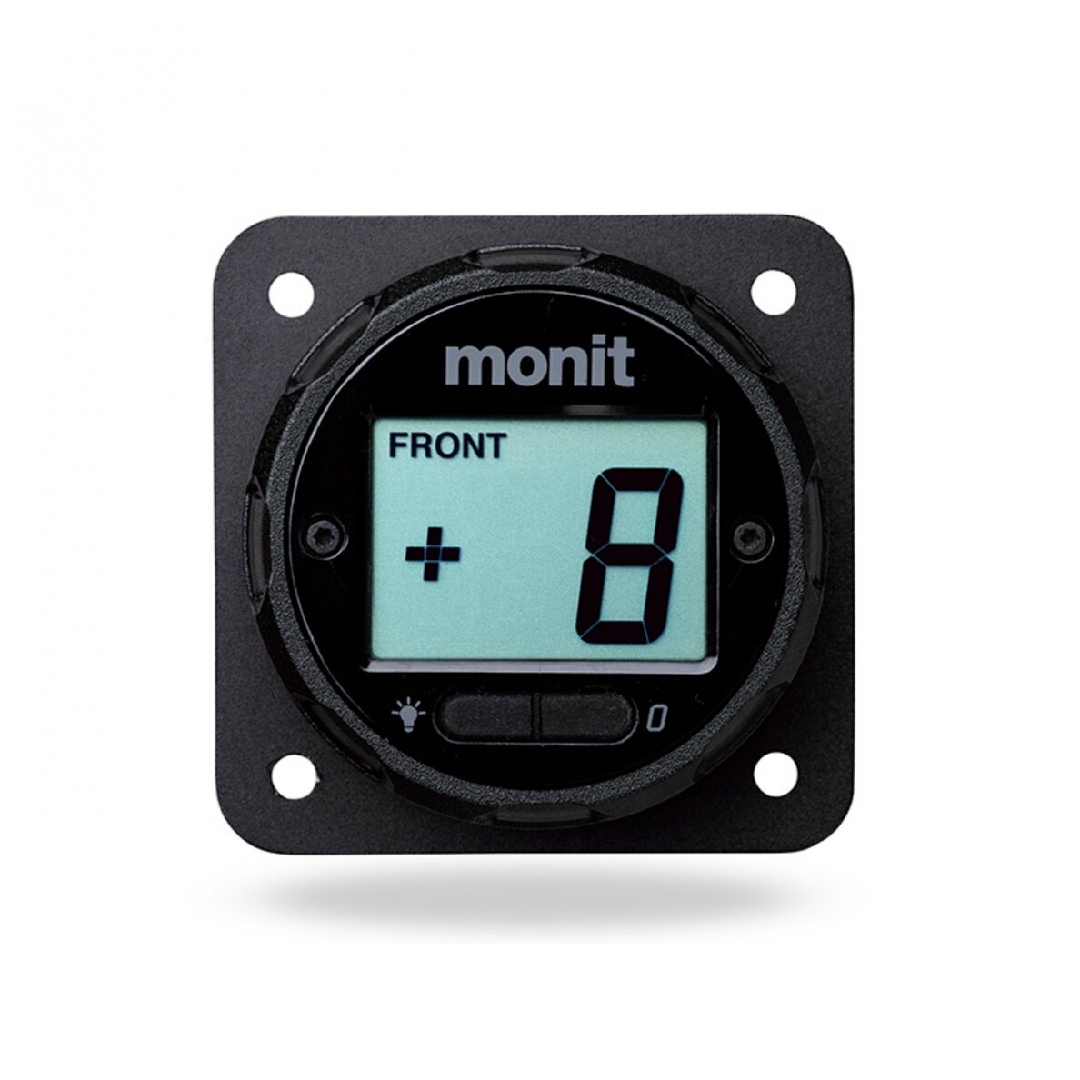 Stabdžių skirstytuvas su LCD ekranu MONIT – montuojamas ant plokštės. 2 Stabdžių skirstytuvas su LCD ekranu MONIT – montuojamas ant plokštės. 2