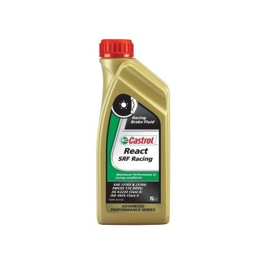 CASTROL React SRF Racing DOT4 nesimaišantis stabdžių skystis 1 l