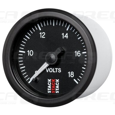 STACK Analog Pro Voltmeter 8-18V  Juodas 726ST3316