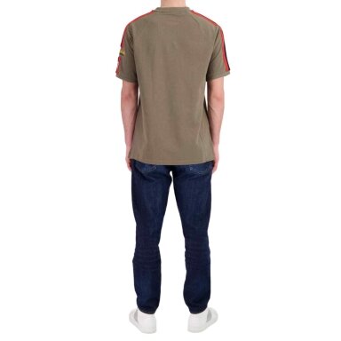 STEVE MCQUEEN Racing Khaki Polo marškinėliai vyrams