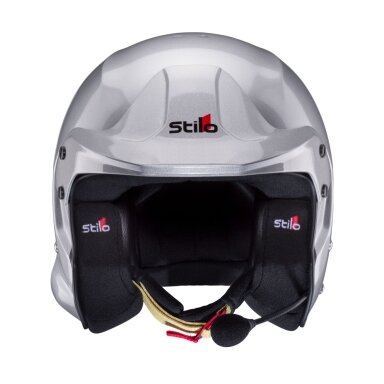 Stilo VENTI TROPHY PLUS kompozicinė FIA 8859-2015 SNELL SA2020 sidabrinė „Jet“ šalmo