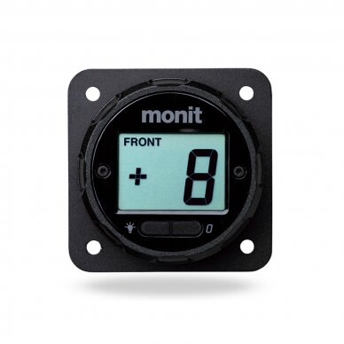 Stabdžių skirstytuvas su LCD ekranu MONIT – montuojamas ant plokštės. 2 Stabdžių skirstytuvas su LCD ekranu MONIT – montuojamas ant plokštės. 2