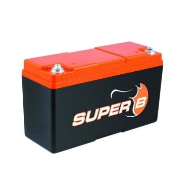 SUPER B ličio geležies fosfato 15 Ah baterija, 900 A paleidimo srovė, matmenys 250 x 97 x 156 mm