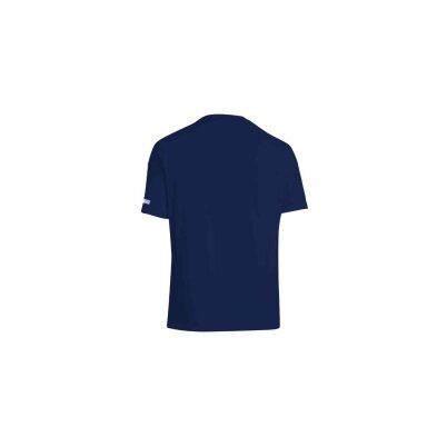 SPARCO X GULF logotipu puoštas marškinėliai, tamsiai mėlyni