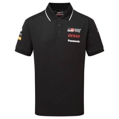 TOYOTA GAZOO RACING TEAM WRC juodi polo marškinėliai vyrams