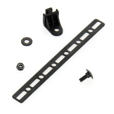 SPAL L19 ventiliatoriaus tvirtinimo laikiklis, 4 mm storio + 2 mm storio metalinė juosta