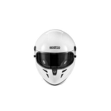 Visas kartingo „Sparco Stealth Kf FIA 8878 2024“ baltas šalmas