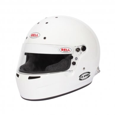 Viso veido šalmas BELL GT5 Sport (HANS) Baltas FIA 8859-2015 Viso veido šalmas BELL GT5 Sport (HANS) Baltas FIA 8859-2015