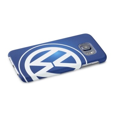 VOLKSWAGEN logotipu papuoštas dėklas Samsung Galaxy S6, mėlynas