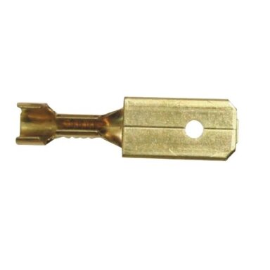6,3 mm vyriškas gnybtas