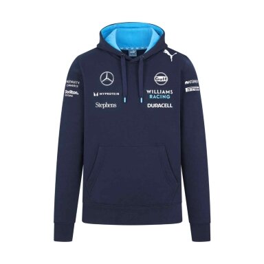 WILLIAMS F1 Team mėlyna vyriška džemperis su gobtuvu WLM24_SWH_TEA