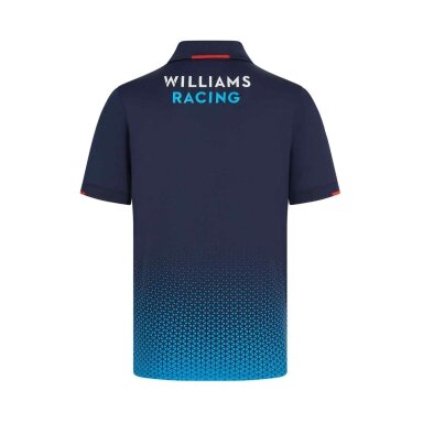 WILLIAMS F1 Team vyriškas polo marškinėlis – mėlynas WLM24_PLH_TEA